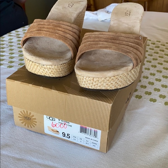 Ugg Suede Wedges - Picture 2 of 4